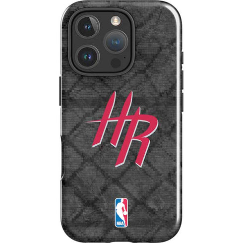 NBA Houston Rockets Dark Rust iPhone 16 Pro Impact Case