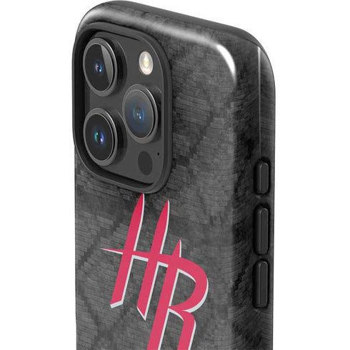 NBA Houston Rockets Dark Rust iPhone 16 Pro Impact Case