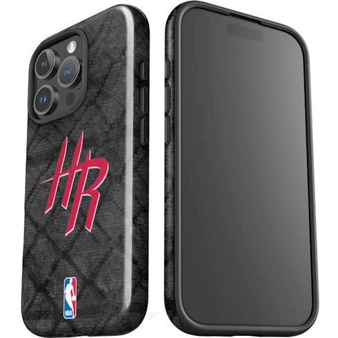 NBA Houston Rockets Dark Rust iPhone 16 Pro Impact Case
