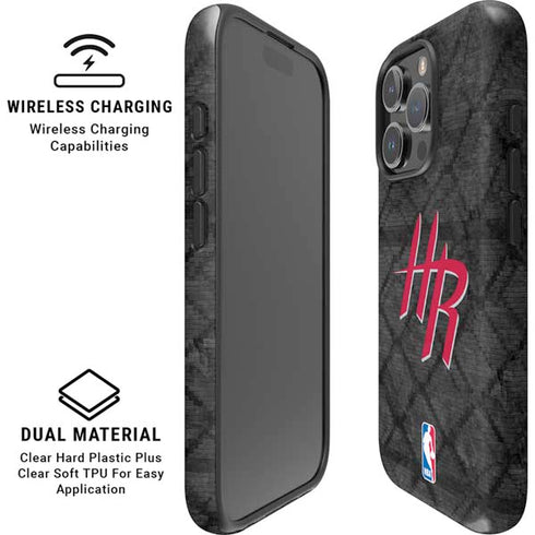 NBA Houston Rockets Dark Rust iPhone 16 Pro Magsafe Impact Case