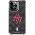 NBA Houston Rockets Dark Rust iPhone 16 Pro Max Clear Case