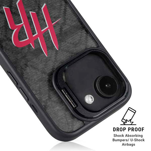 NBA Houston Rockets Dark Rust iPhone 16e Kickstand Case