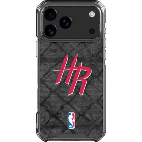 NBA Houston Rockets Dark Rust iPhone 18 Pro Max Clear Case