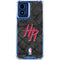 NBA Houston Rockets Dark Rust Moto G Play 4G (2024) Clear Case