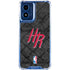 NBA Houston Rockets Dark Rust Moto G Play 4G (2024) Clear Case