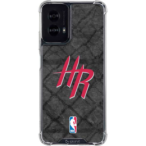 NBA Houston Rockets Dark Rust Moto G Power 5G (2024) Clear Case
