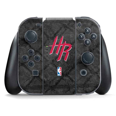 NBA Houston Rockets Dark Rust Nintendo Skins