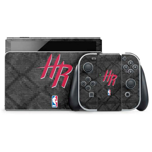 NBA Houston Rockets Dark Rust Nintendo Skins