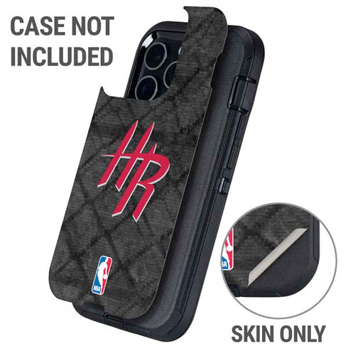 NBA Houston Rockets Dark Rust Otterbox Defender iPhone Skin