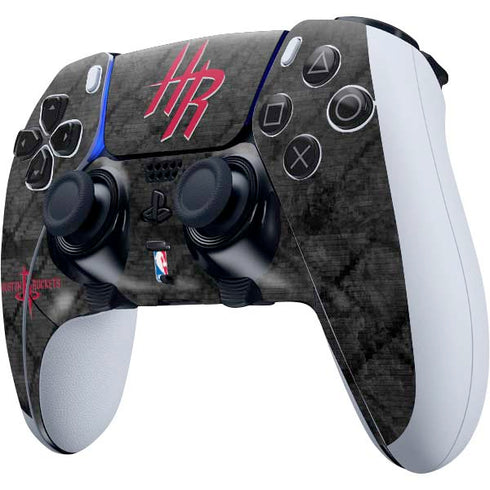 NBA Houston Rockets Dark Rust PS5 DualSense Edge Pro Controller Skin