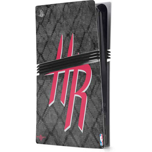 NBA Houston Rockets Dark Rust PS5 Pro Console Skin