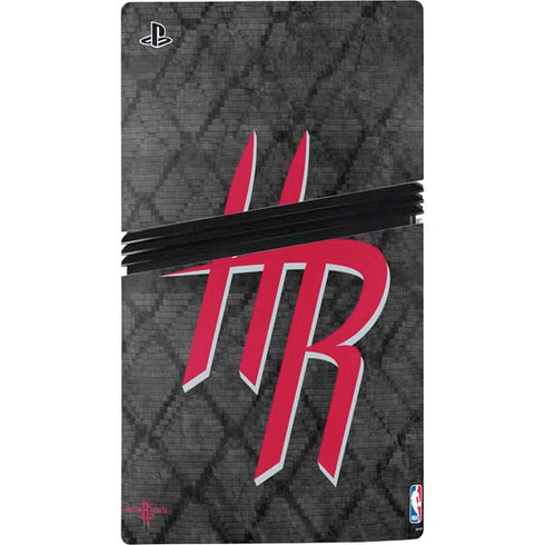 NBA Houston Rockets Dark Rust PS5 Pro Console Skin