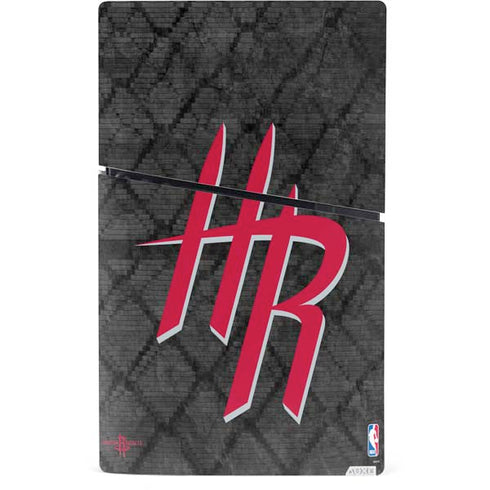 NBA Houston Rockets Dark Rust PS5 Slim Digital Edition Console Skin