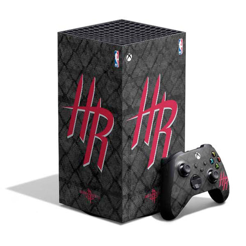 NBA Houston Rockets Dark Rust XBox Series X Digital Edition Bundle Skin