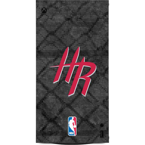 NBA Houston Rockets Dark Rust XBox Series X Digital Edition Console Skin