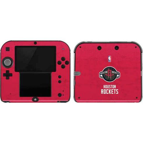 NBA Houston Rockets Distressed Nintendo 2DS Skin