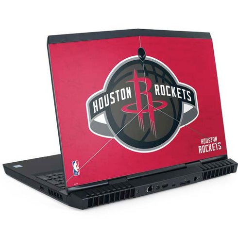 NBA Houston Rockets Distressed Dell Alienware Skin
