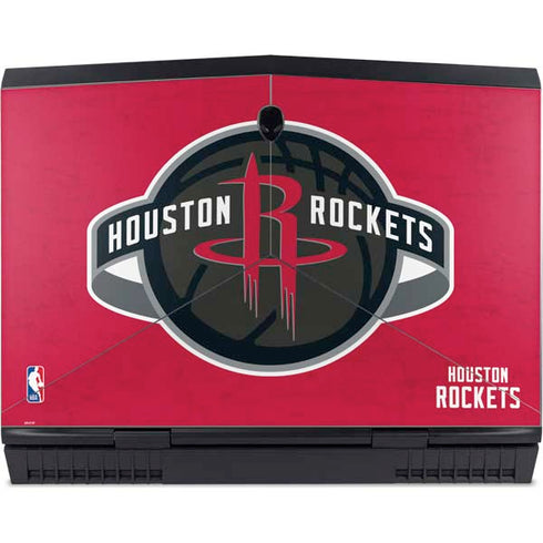 NBA Houston Rockets Distressed Dell Alienware Skin