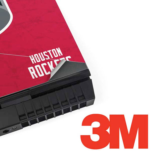 NBA Houston Rockets Distressed Dell Alienware Skin