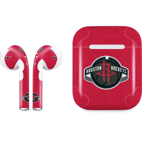 NBA Houston Rockets Distressed Apple AirPods 2 Skin