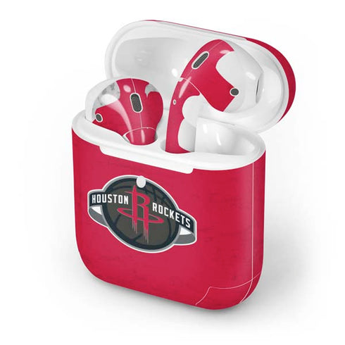 NBA Houston Rockets Distressed Apple AirPods 2 Skin