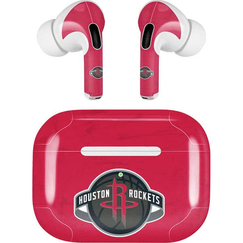 NBA Houston Rockets Distressed AirPods Skins