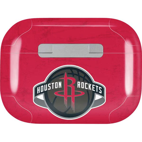 NBA Houston Rockets Distressed AirPods Skins
