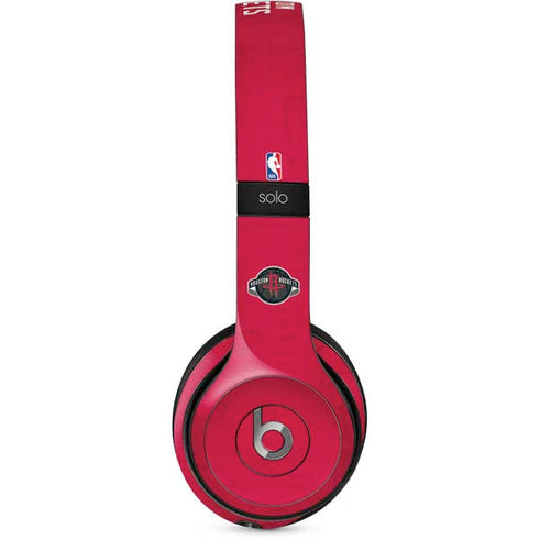 NBA Houston Rockets Distressed Beats Solo 2 Wired Skin