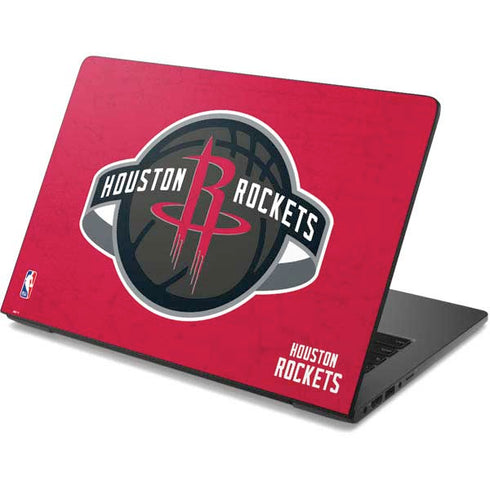 NBA Houston Rockets Distressed Dell Chromebook Skin