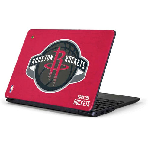 NBA Houston Rockets Distressed Samsung Chromebook Skin