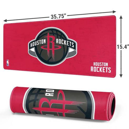 NBA Houston Rockets Distressed Gaming Mouse Pad
