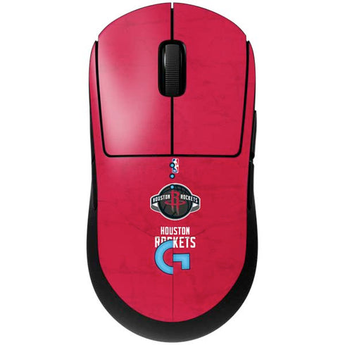 NBA Houston Rockets Distressed G Pro Wireless Gaming Mouse Skin