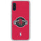 NBA Houston Rockets Distressed Galaxy A10e Clear Case