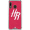 NBA Houston Rockets Distressed Galaxy A30 Clear Case