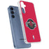 NBA Houston Rockets Distressed Galaxy A35 5G Clear Case