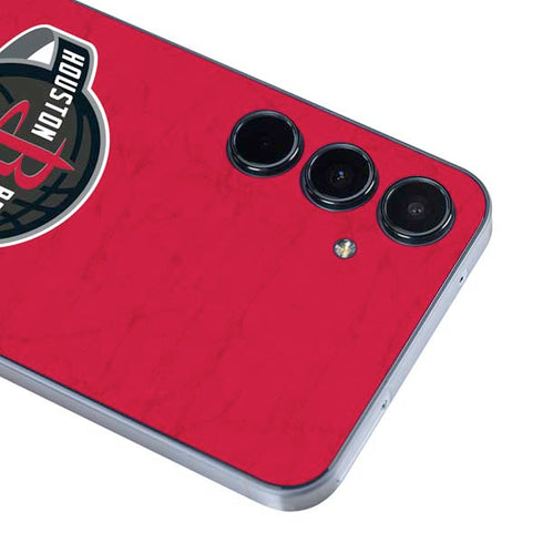 NBA Houston Rockets Distressed Galaxy A35 5G Skin