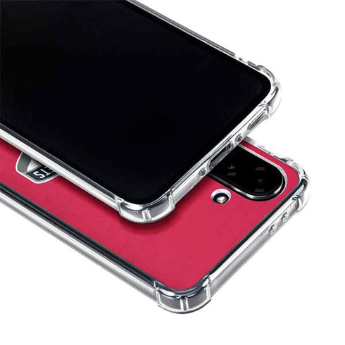 NBA Houston Rockets Distressed Galaxy A36 5G Clear Case