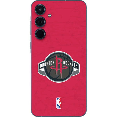 NBA Houston Rockets Distressed Galaxy A36 5G Skin