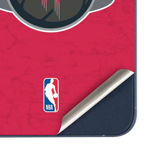 NBA Houston Rockets Distressed Galaxy A55 5G Skin