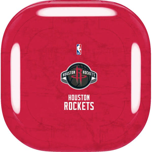 NBA Houston Rockets Distressed Galaxy Buds Live Skin