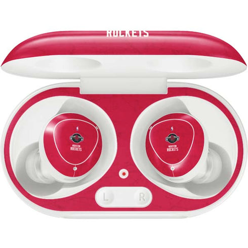 NBA Houston Rockets Distressed Galaxy Buds Plus Skin