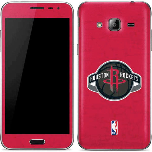 NBA Houston Rockets Distressed Galaxy J3 Skin