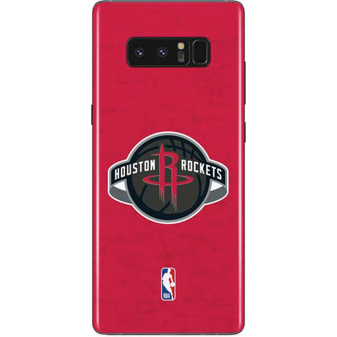 NBA Houston Rockets Distressed Galaxy Note 8 Skin