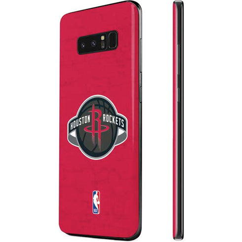NBA Houston Rockets Distressed Galaxy Note 8 Skin
