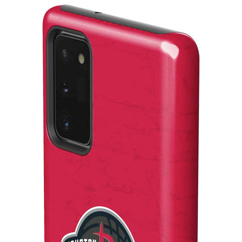 NBA Houston Rockets Distressed Galaxy Note20 5G Pro Case