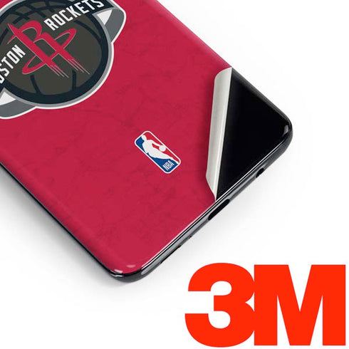 NBA Houston Rockets Distressed Galaxy S10 Skin