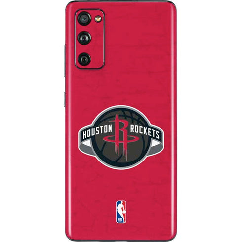 NBA Houston Rockets Distressed Galaxy S20 Fan Edition Skin