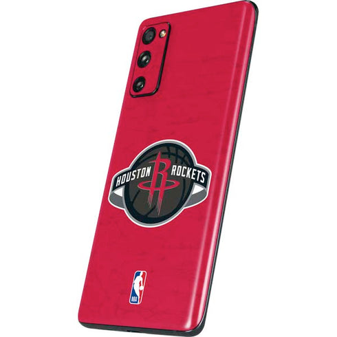 NBA Houston Rockets Distressed Galaxy S20 Fan Edition Skin