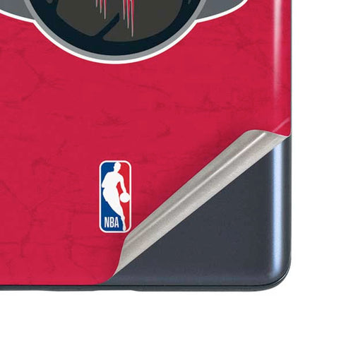 NBA Houston Rockets Distressed Galaxy S20 Fan Edition Skin