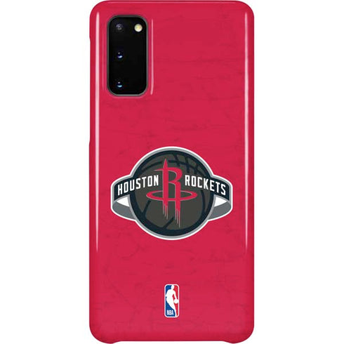 NBA Houston Rockets Distressed Galaxy S20 Lite Case